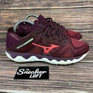 Mizuno Women's Wave‎ Horizon 4 Athletic Maroon Running Shoes